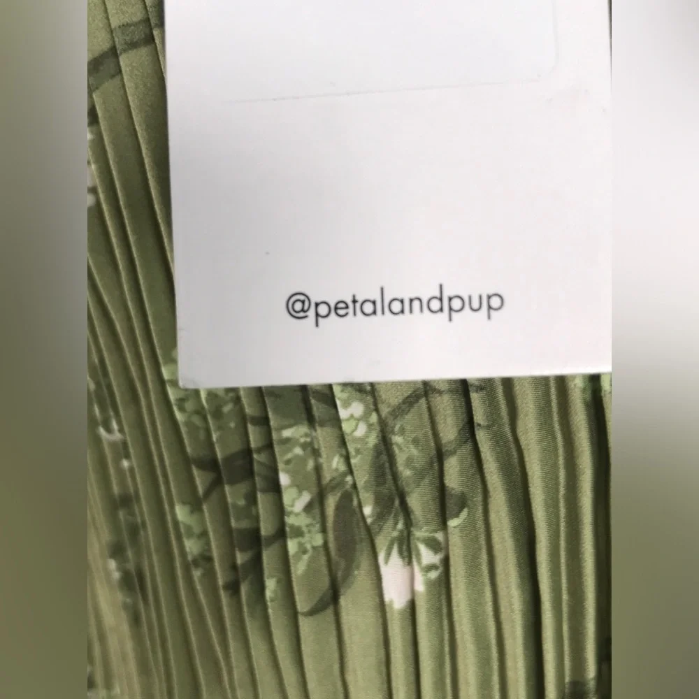 Petal & Pup Sylvie Floral Strapless Midi Dress, Women's Size XL -Sage Botanica - Picture 10 of 11